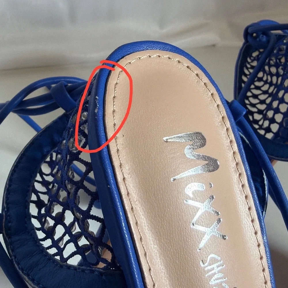 Mixx Shuz Rosalyn Blue Rhinestone Mesh DO NOT BUY‎ / NOT AVAILABLE